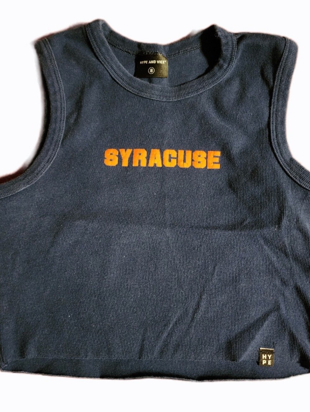 HYPE AND VICE SYRACUSE CROPPED TANK SIZE S